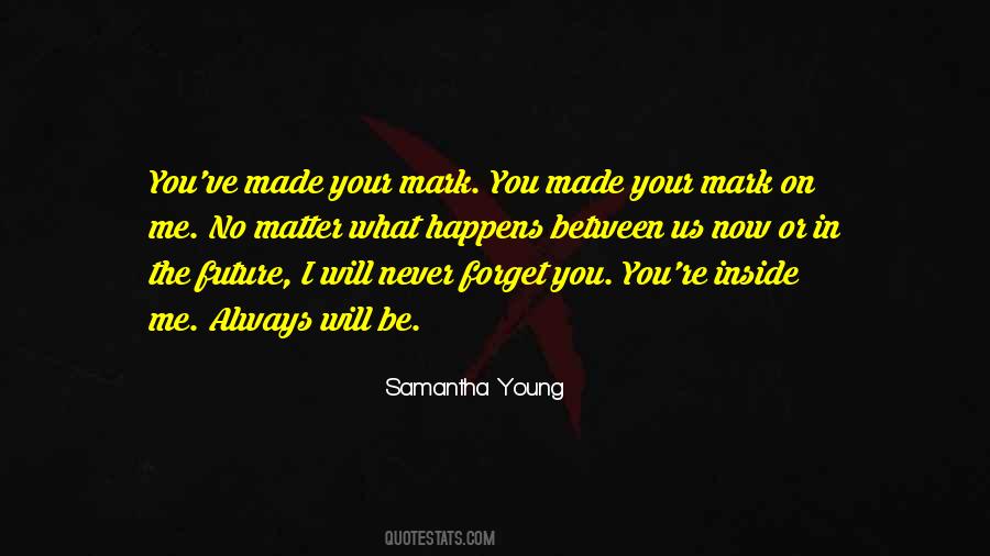 No Matter What Happens In The Future Quotes #878274