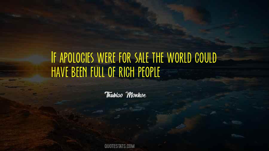 No More Apologies Quotes #105787