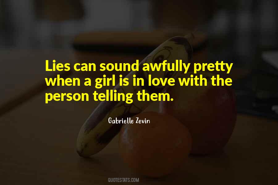 No More Lies Love Quotes #31477