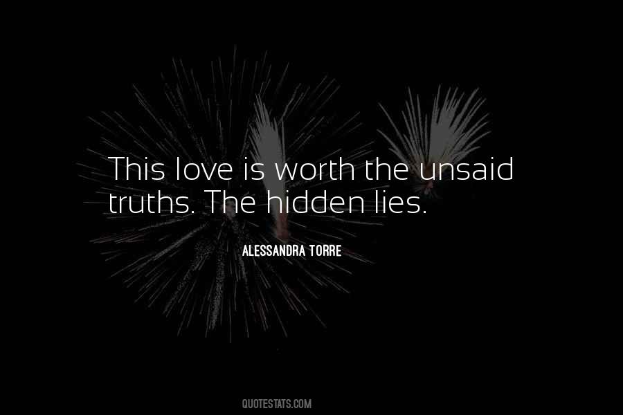 No More Lies Love Quotes #38524