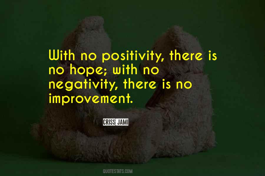 No Negativity Quotes #901095