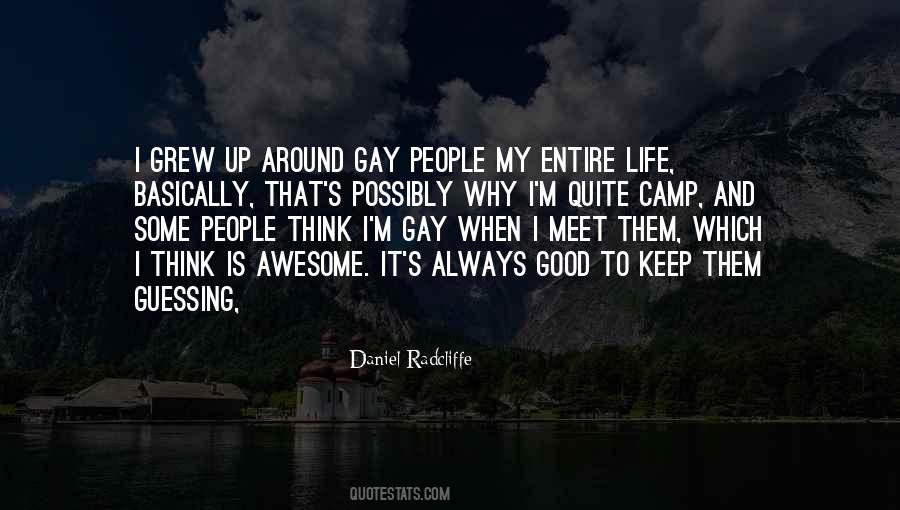 Quotes About Camp Life #1413690