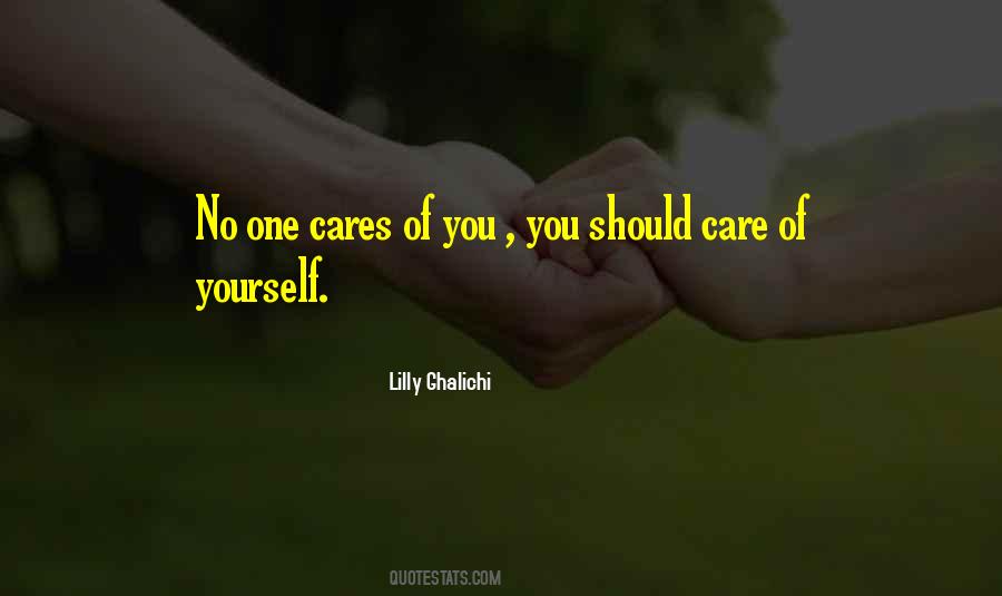 No One Cares You Quotes #1565399