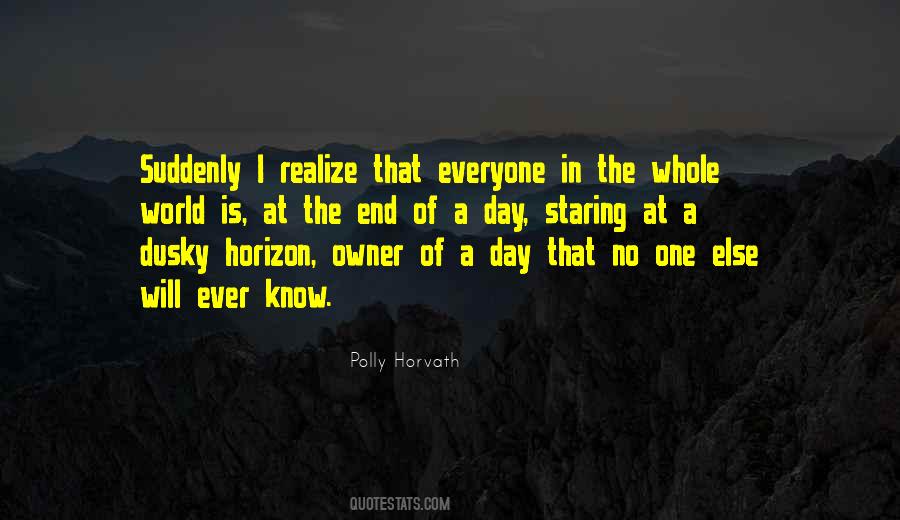 No One In The World Quotes #102186