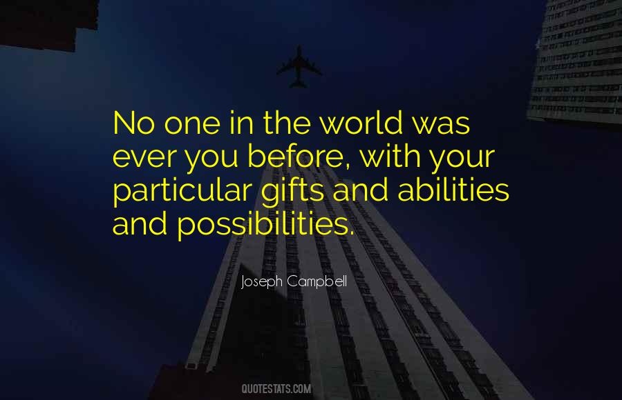 No One In The World Quotes #374000