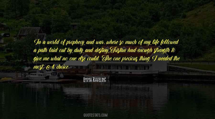 No One In The World Quotes #88994