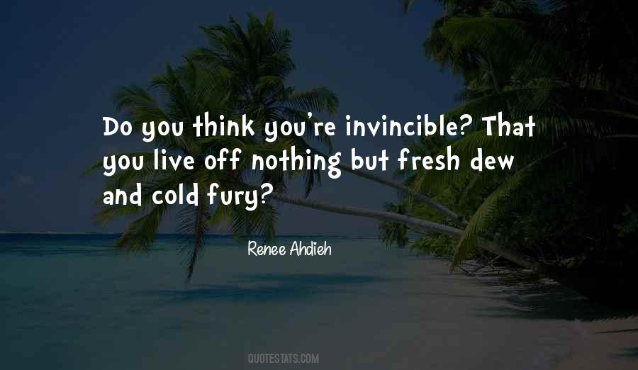 No One Is Invincible Quotes #121124