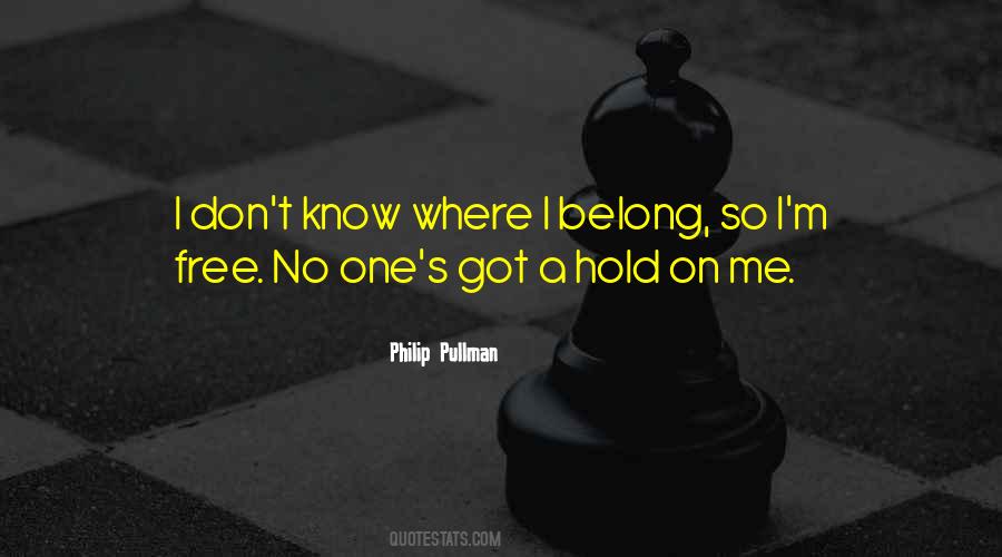 No One Know Me Quotes #229187