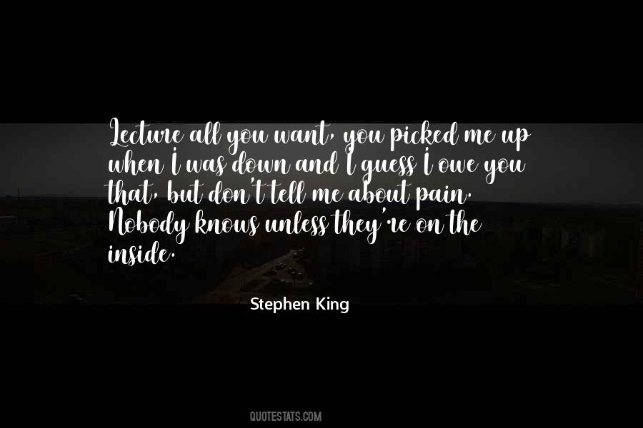 No One Knows My Pain Quotes #440250