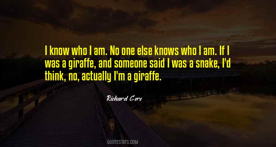 No One Knows Who I Am Quotes #1575354