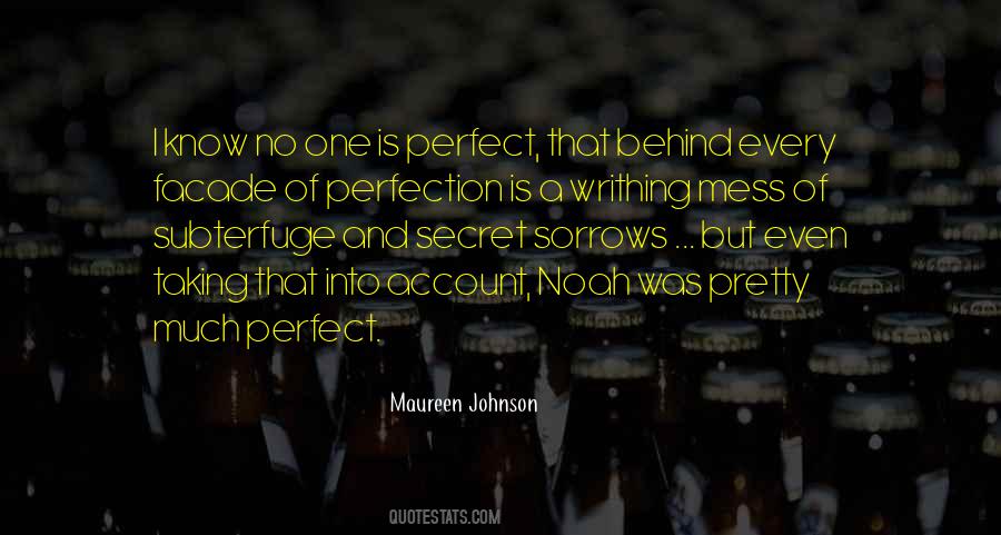 No One Perfect Quotes #24818