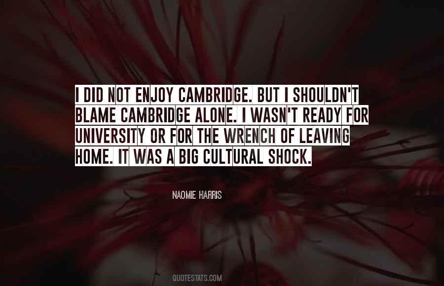 Quotes About Cambridge University #1083506