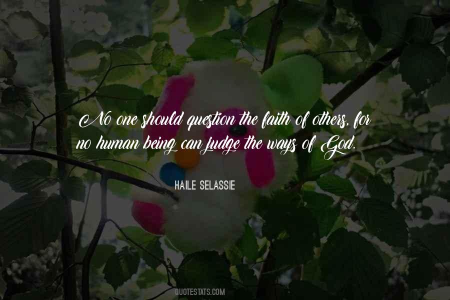 No One Should Judge Quotes #1173228