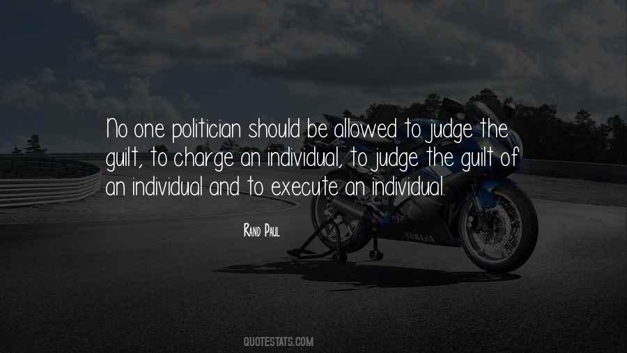 No One Should Judge Quotes #1578730