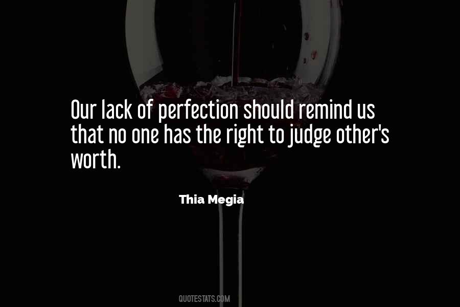 No One Should Judge Quotes #221208