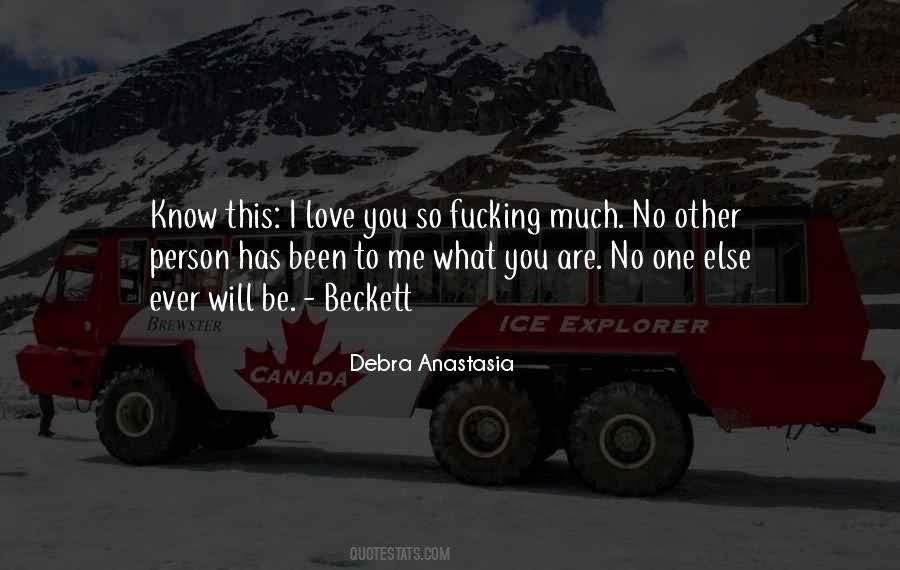 No One Will Ever Love You Quotes #1271287