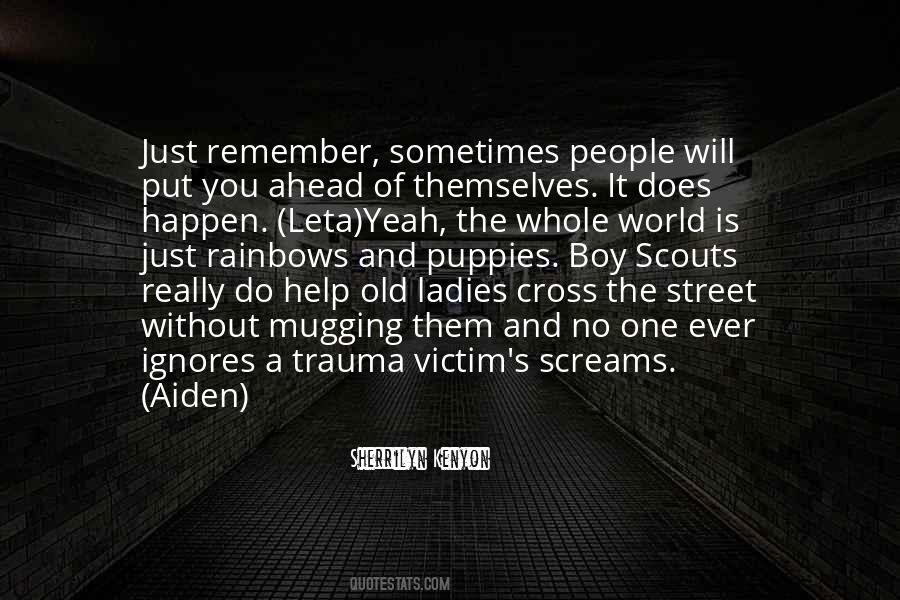 No One Will Help Quotes #1202841