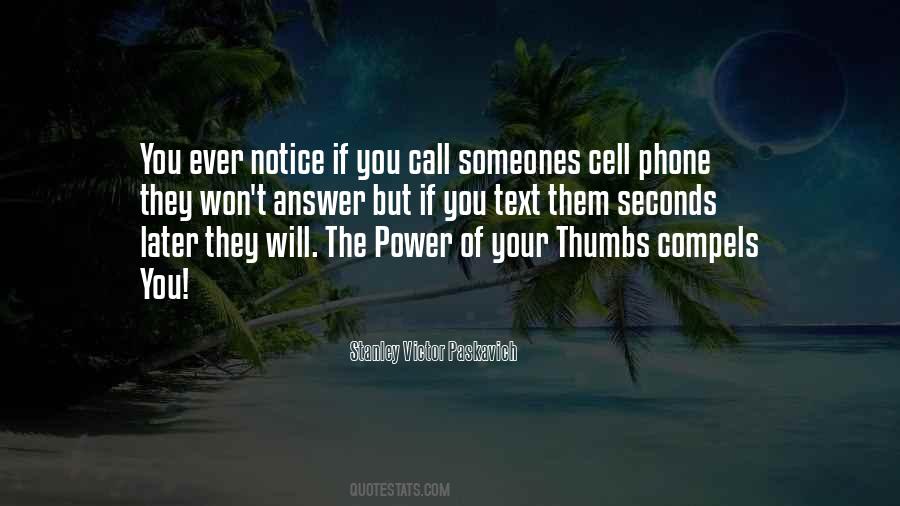 No Phone Call Quotes #117601