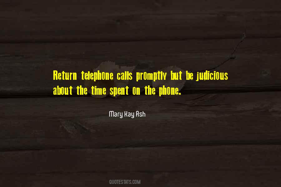 No Phone Calls Quotes #196715