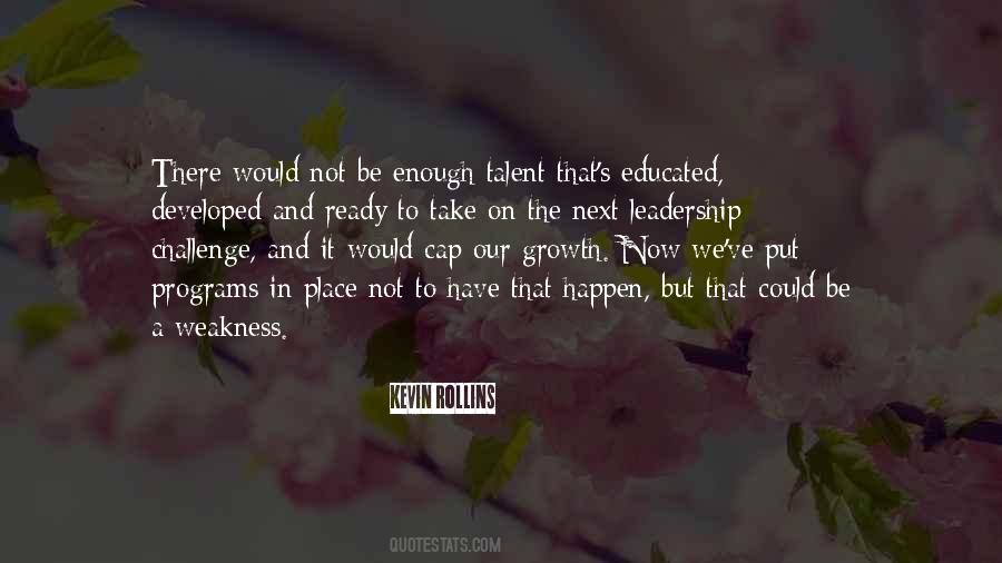 No Place For Weakness Quotes #1216330