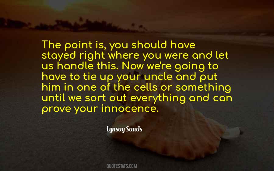 No Point To Prove Quotes #470245