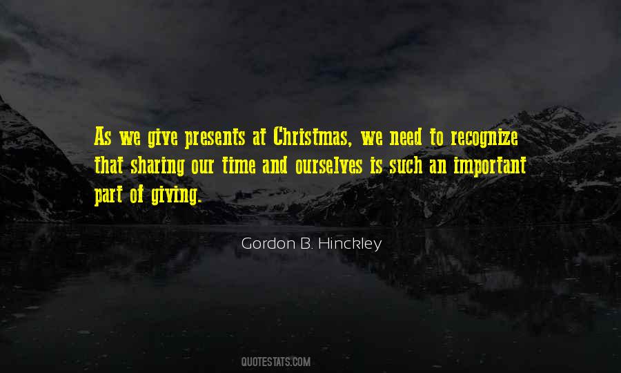 No Presents For Christmas Quotes #87292