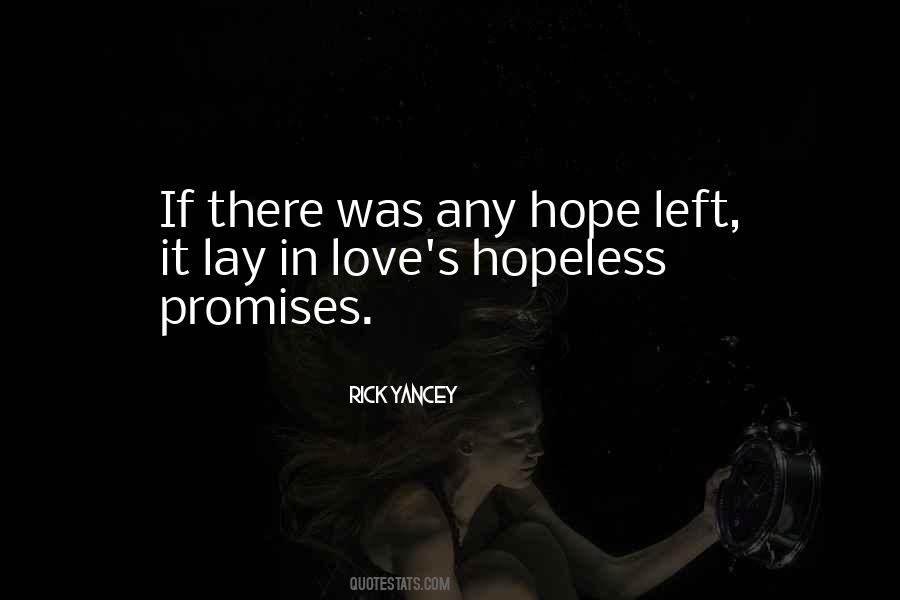 No Promises Love Quotes #550454