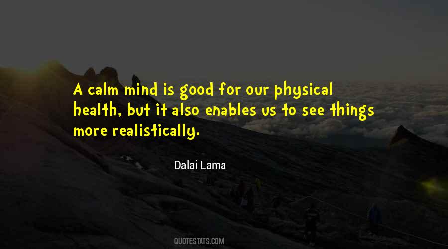 Quotes About Calm Mind #881766