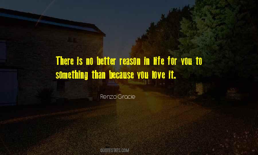 No Reason For Love Quotes #1488315