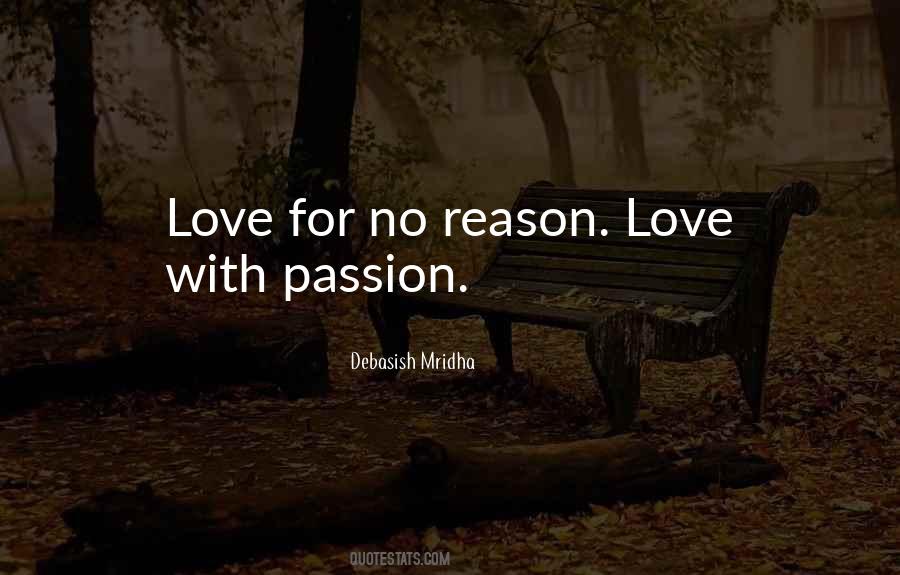No Reason Love Quotes #1687321