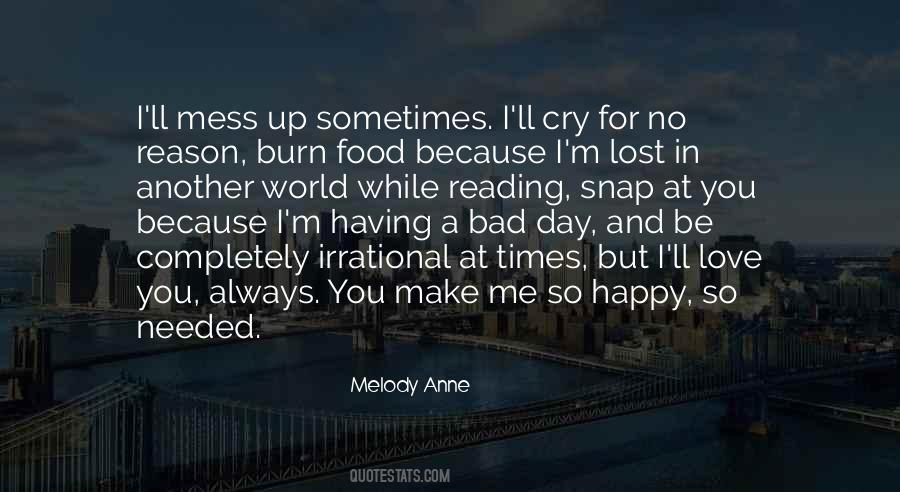 No Reason To Cry Quotes #1141696
