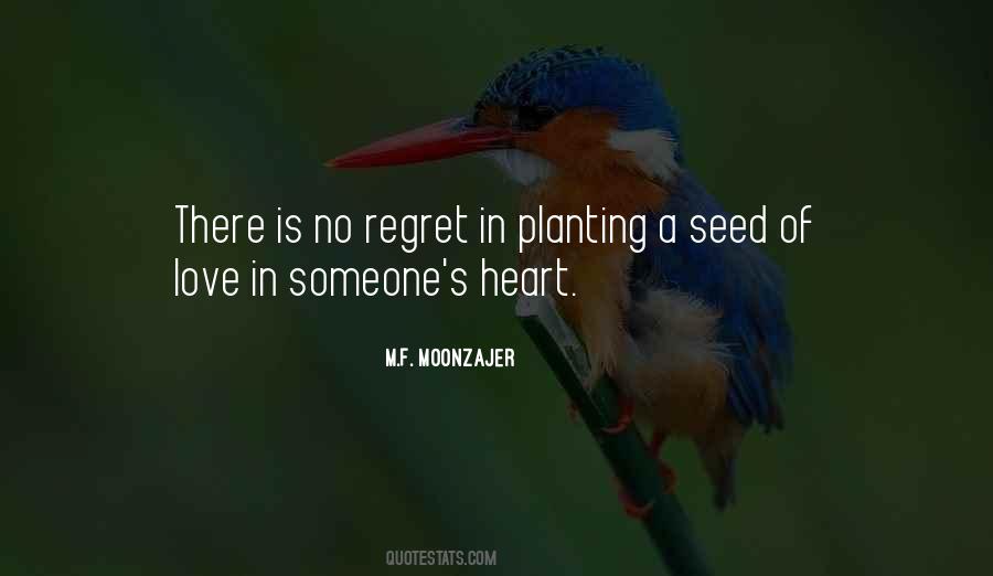 No Regret Love Quotes #1249496