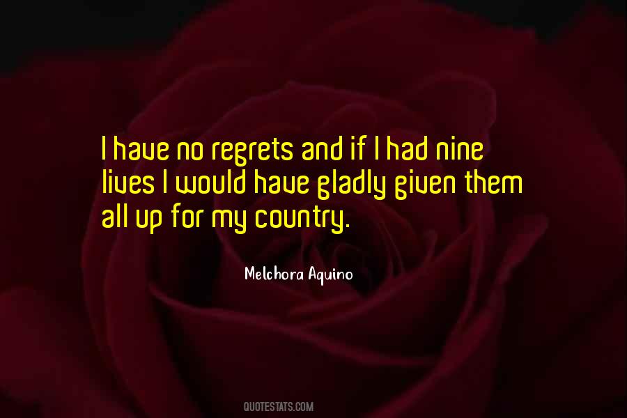 No Regret Quotes #124035