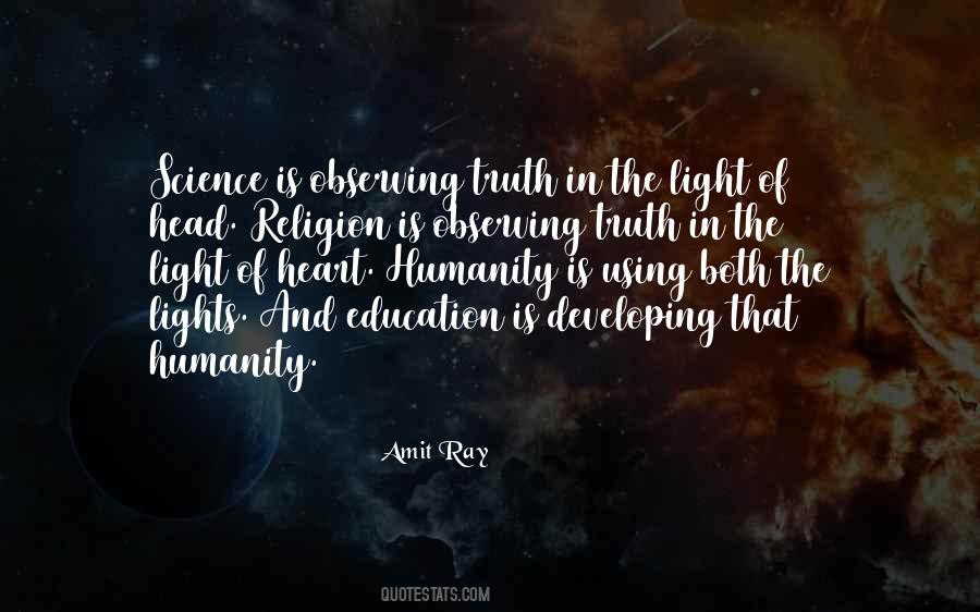 No Religion Only Humanity Quotes #52800