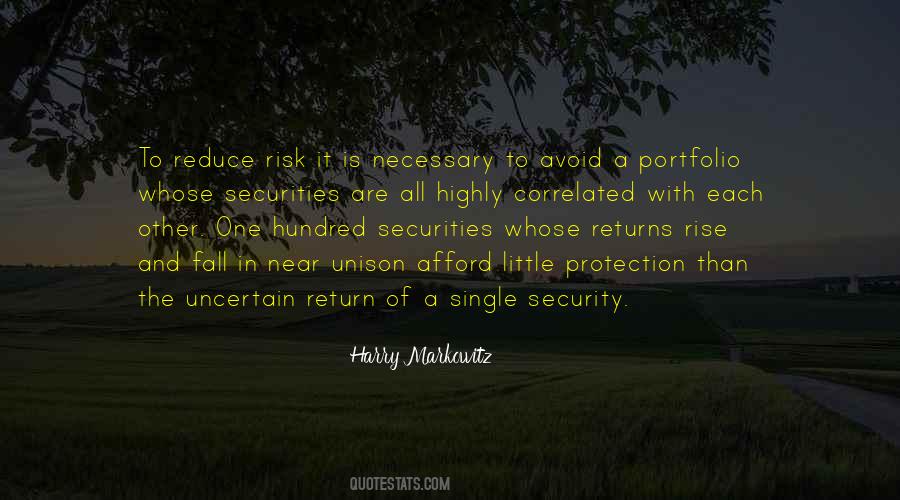 No Risk No Return Quotes #1803489