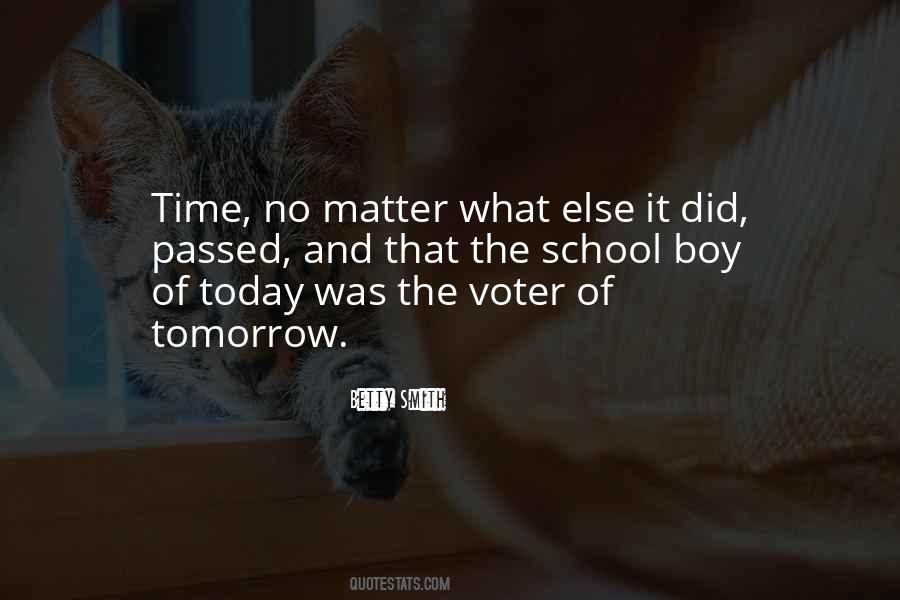 No School Tomorrow Quotes #918569
