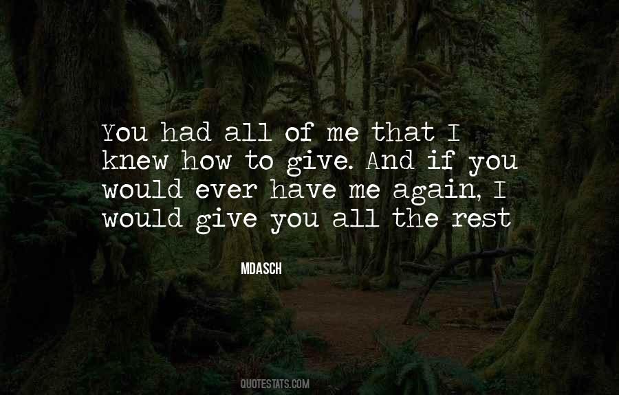 No Second Chances Love Quotes #437707 No Second Chances Love Quotes #437707