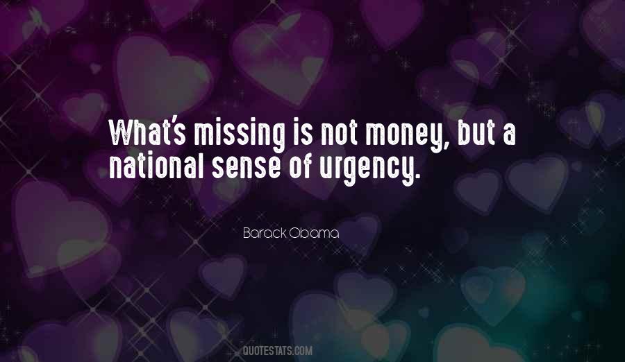 No Sense Of Urgency Quotes #134439