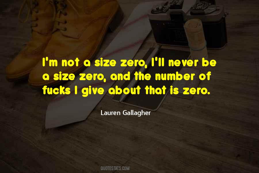 No Size Zero Quotes #563258