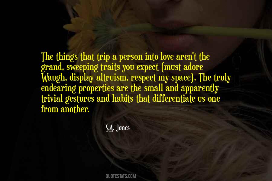 No Space For Love Quotes #13877