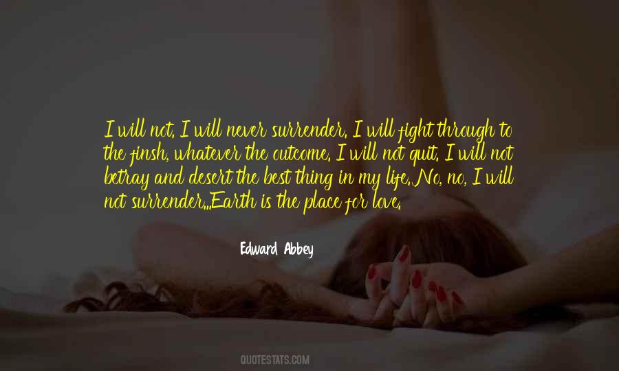No Surrender Love Quotes #141786 No Surrender Love Quotes #141786