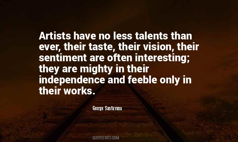 No Talents Quotes #1360222