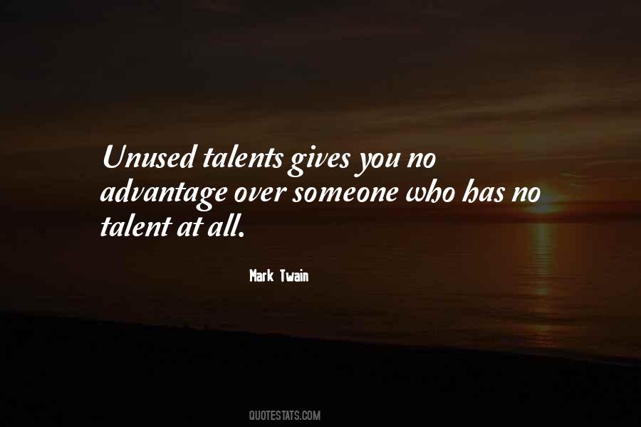 No Talents Quotes #1493386