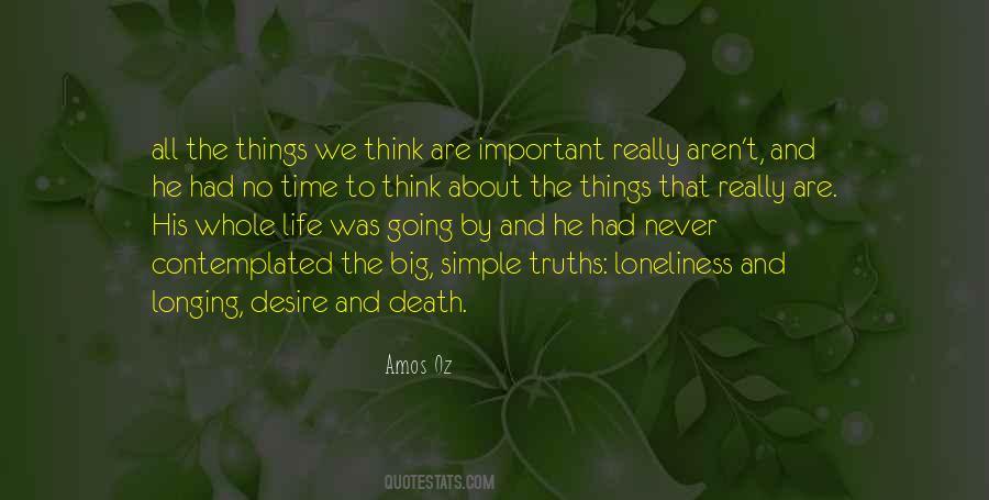 No Time To Think Quotes #38632