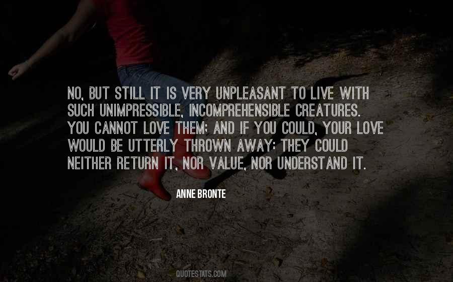 No Value Love Quotes #1614141