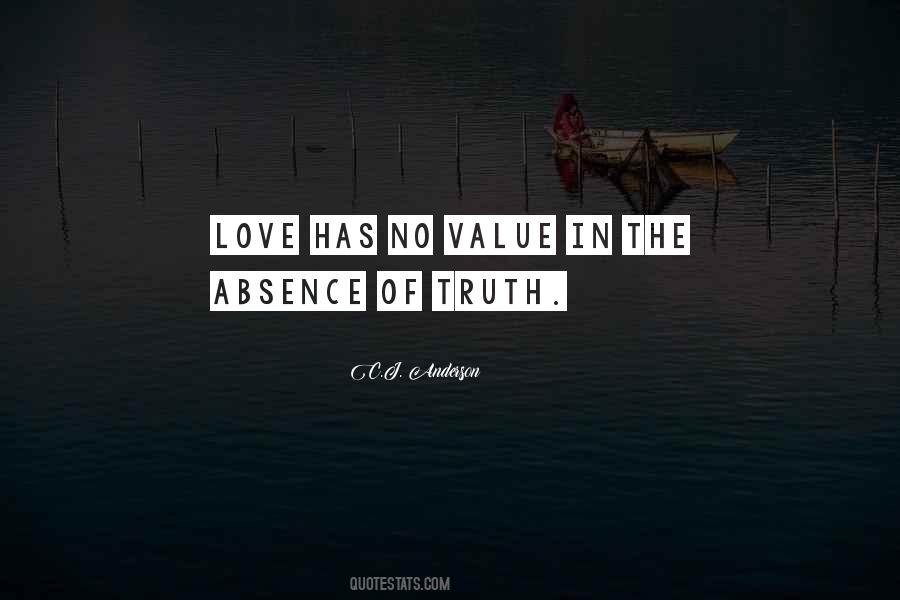No Value Love Quotes #689083