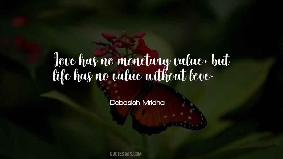 No Value Love Quotes #926295