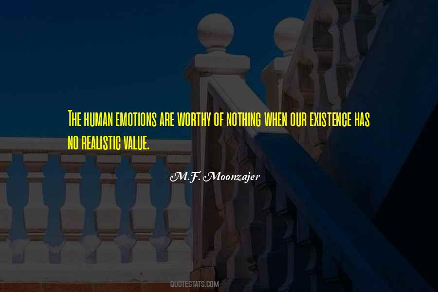 No Value Of Emotions Quotes #434253
