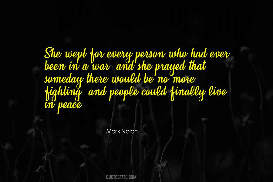 No War Peace Quotes #614225