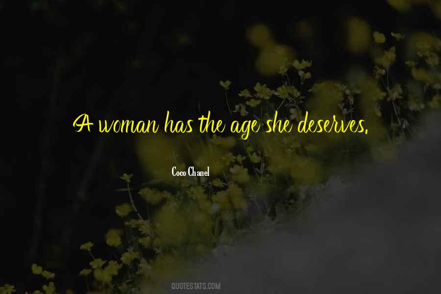 No Woman Deserves Quotes #1526442